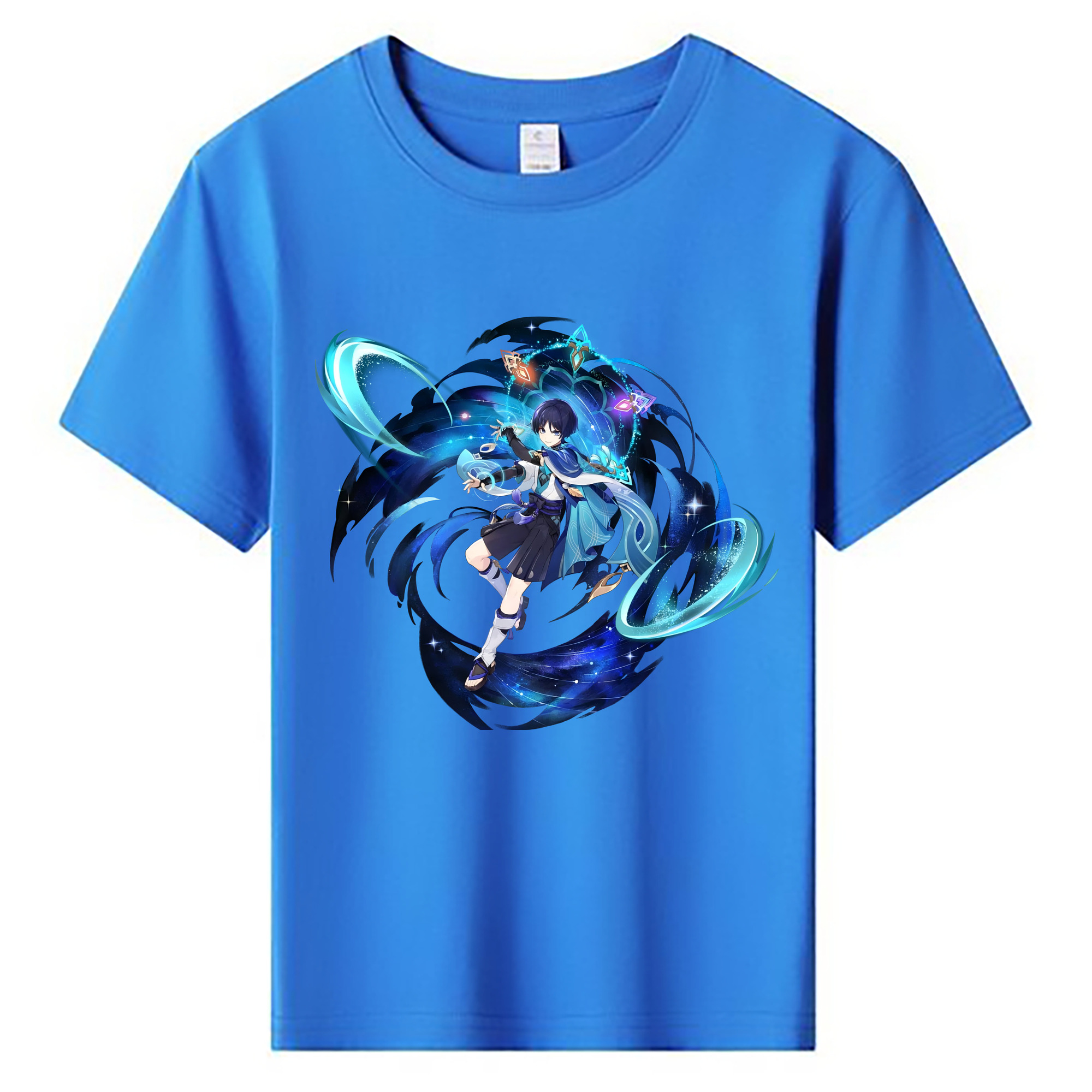 げんし神 さんペい genshin Sanpei 綿100％キッズTシャツ（フロントプリント）